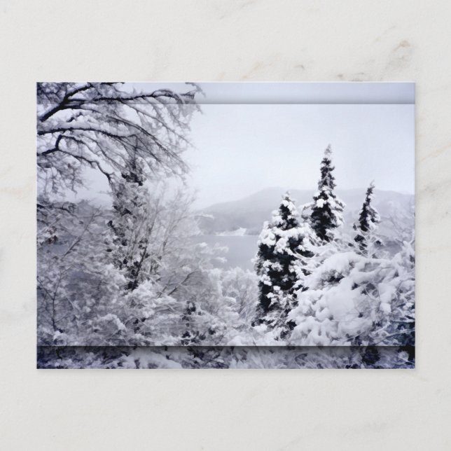 Cartão Postal do Lago Nojiri (Frente)