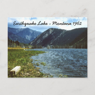 Cartão postal do Lago Terra 1962 Montana