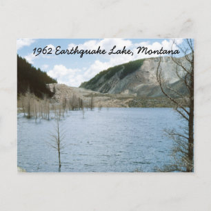 Cartão postal do Lago Terra 1962 Montana