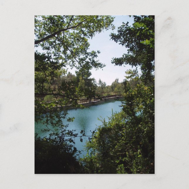 Cartão postal do Lago Zaros (Frente)