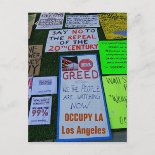 Cartão postal do legal Occupy LA!