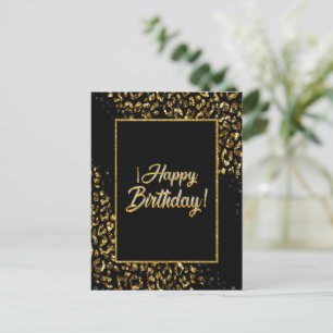 Cartão Postal do Leopardo Jóia e Ouro Preto