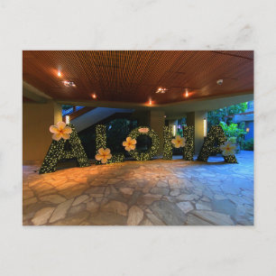 Cartão postal do letreiro Aloha #2