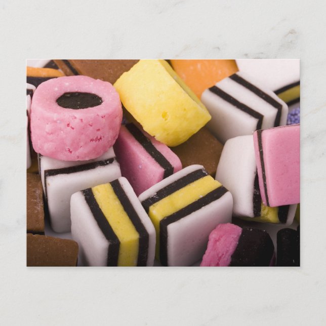 Cartão postal do Licorice Sweets (Frente)