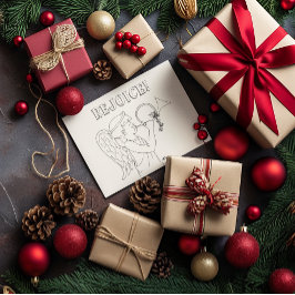 Cartão-postal do Livro de Coloração do Anjo