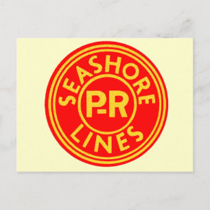 Cartão Postal do Logotipo da Pennsylvania Reading 