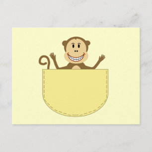 Cartão postal do Macaco no Bolso