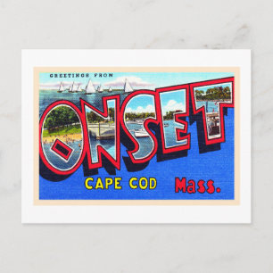 Cartão postal do MÃE Vintage de Cape Cod Massachus