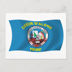 Cartão postal do mastro da bandeira de Coeur d'Ale