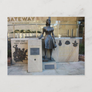 Cartão Postal do Memorial às Mulheres que Serviram