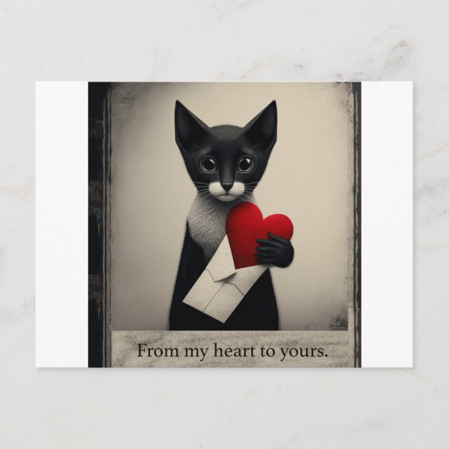 Cartão Postal Do meu coração para o seu (Frente)