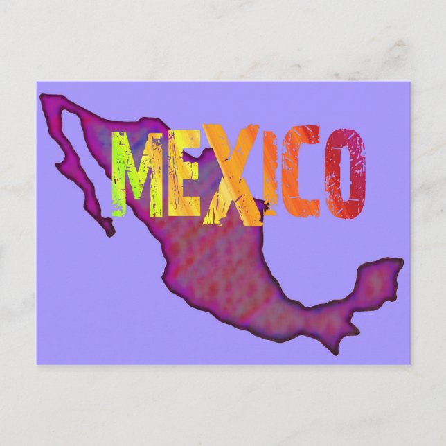 Cartão Postal do México (Frente)