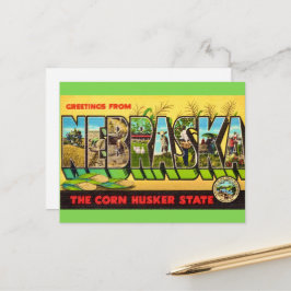Cartão postal do milho de Nebraska