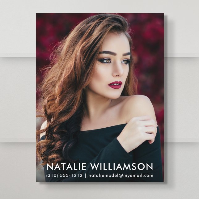 Cartão postal do modelo Ator 1 Photo Comp Card (Criador carregado)