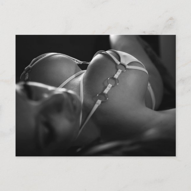  Cartão postal do modelo de lingerie (Frente)