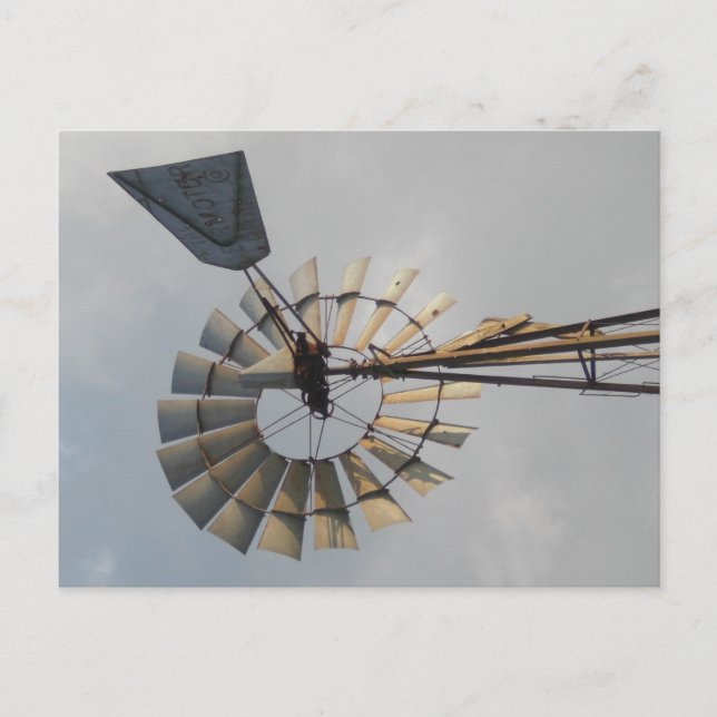 Cartão postal do moinho de vento (Frente)