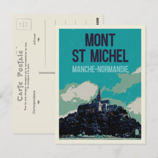 Cartão postal do Mont Santo Michel