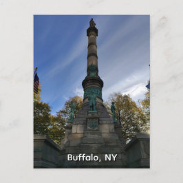 Cartão postal do monumento de Lafayette Square