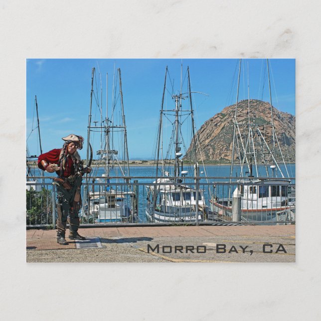 Cartão postal do Morro Bay Pirate! (Frente)