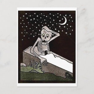 Cartão postal do morto já Skeleton