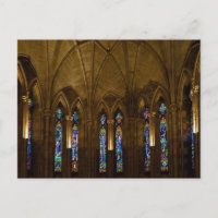 cartão postal do mosteiro medieval