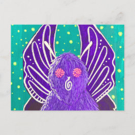 Cartão postal do Mothman Roxo