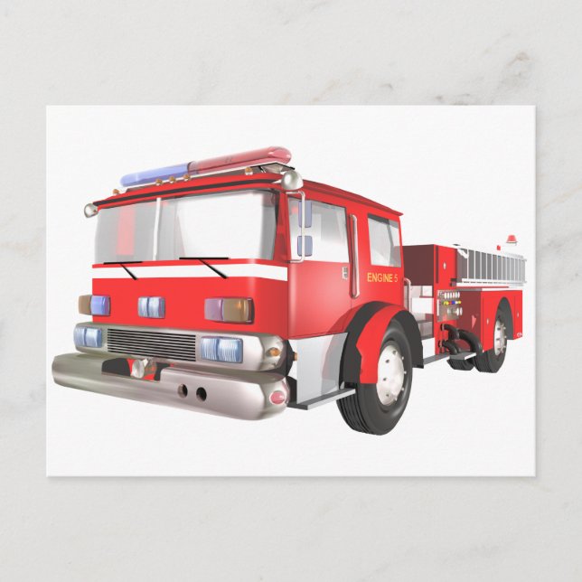 Cartão postal do Motor de Fogo (Frente)