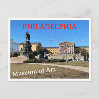 Cartão postal do Museu de Arte da Filadélfia