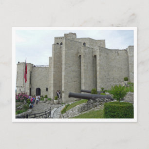 Cartão postal do Museu Skanderberg da Albânia