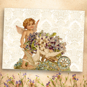 Cartão postal do Namorados Vintage Cherub