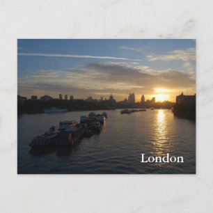 Cartão Postal do Nascer do Sol em Londres