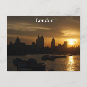 Cartão Postal do Nascer do Sol em Londres