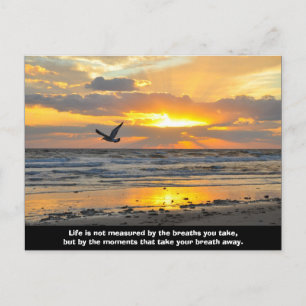 Cartão postal do noivado Sunrise, praia Daytona, 