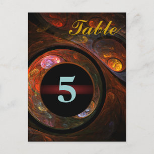 Cartão postal do Número da Tabela de Conexão Fluid