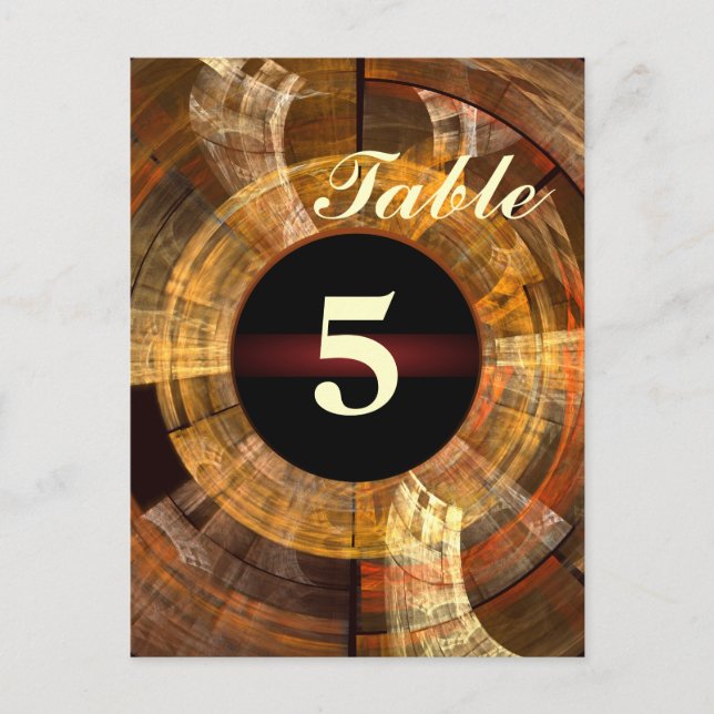 Cartão postal do Número da Tabela de Integridade (Frente)