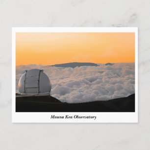 Cartão postal do Observatório Mauna Kea