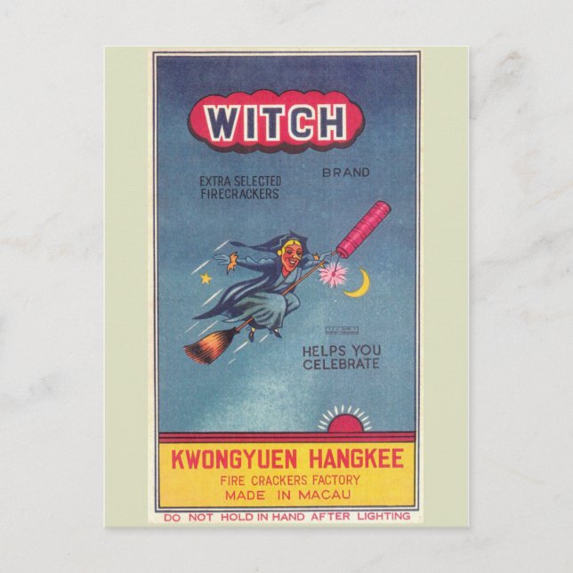 Cartão postal do Pacote Firecracker Vintage (Frente)