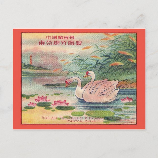 Cartão postal do Pacote Firecracker Vintage (Frente)