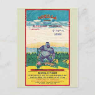 Cartão postal do Pacote Firecracker Vintage