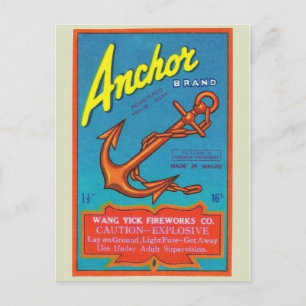 Cartão postal do Pacote Firecracker Vintage