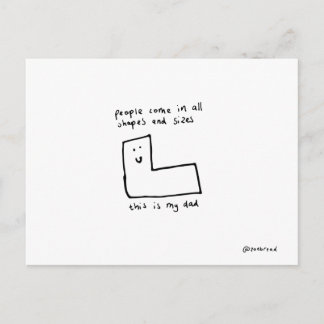 cartão postal do pai
