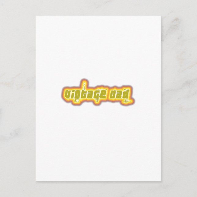 Cartão postal do Pai Vintage (Frente)