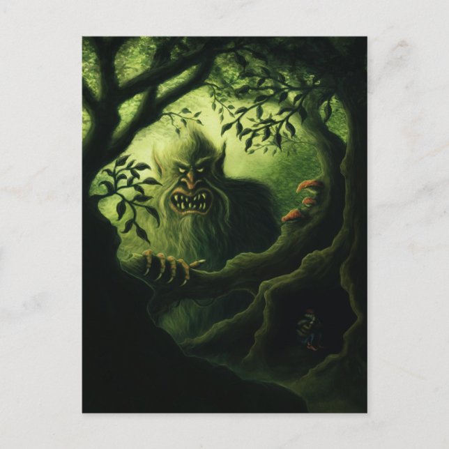 cartão postal do país troll (Frente)