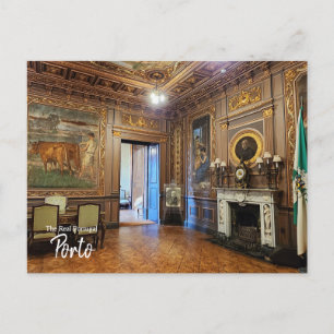Cartão postal do Palácio do Bolsa Porto Portugal