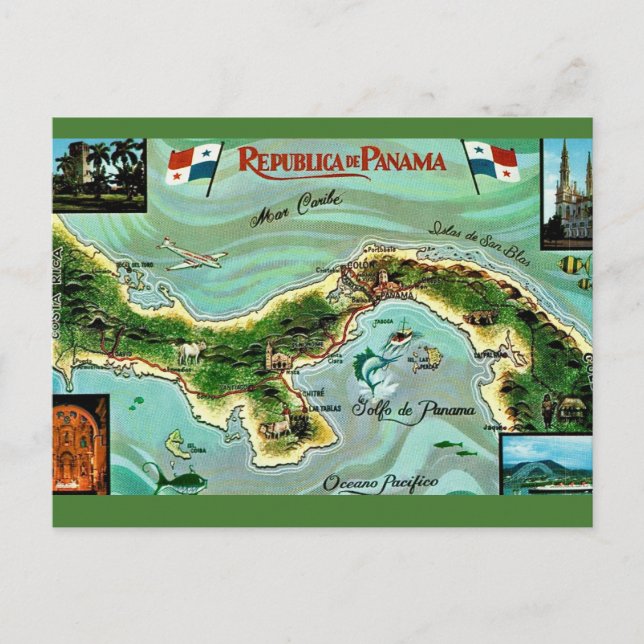 Cartão Postal do Panamá (Frente)
