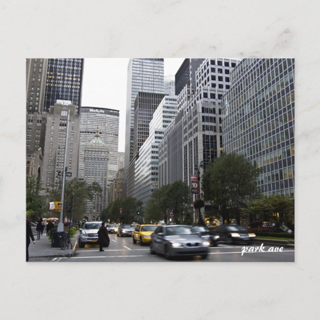 cartão postal do Park ave (Frente)