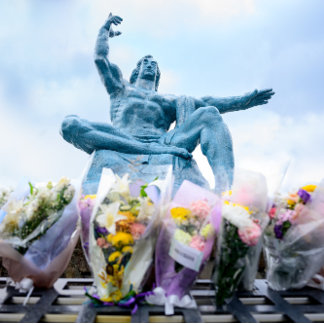 Cartão Postal do Parque da Paz de Nagasaki