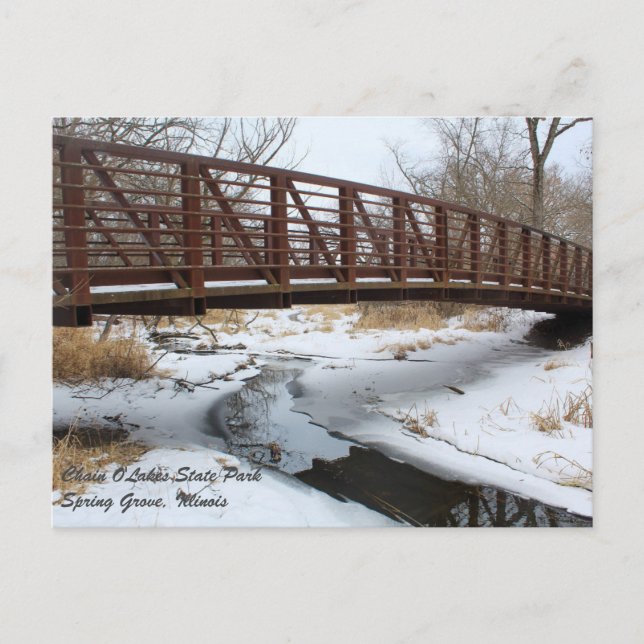 Cartão postal do Parque Estadual do Chain O'Lagos (Frente)