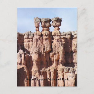 Cartão postal do Parque Nacional Bryce Canyon