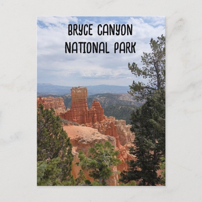 Cartão postal do Parque Nacional Bryce Canyon (Frente)